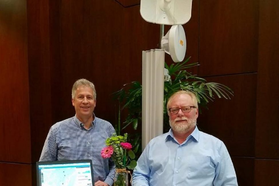 Open Broadband founders Alan Fitzpatrick and Kent Winrich