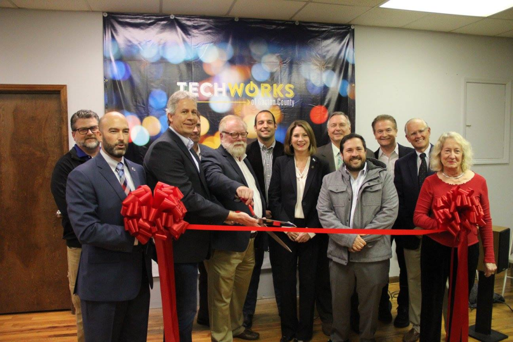 Ribbon Cutting for Tech Works