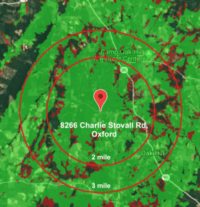 Radar picture of 8266 Charlie Stovall Rd.
