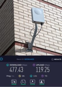 5G FWA installation in North Carolina